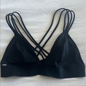 Black Strappy Women's Bralette